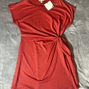 See You Monday Deep Red Top